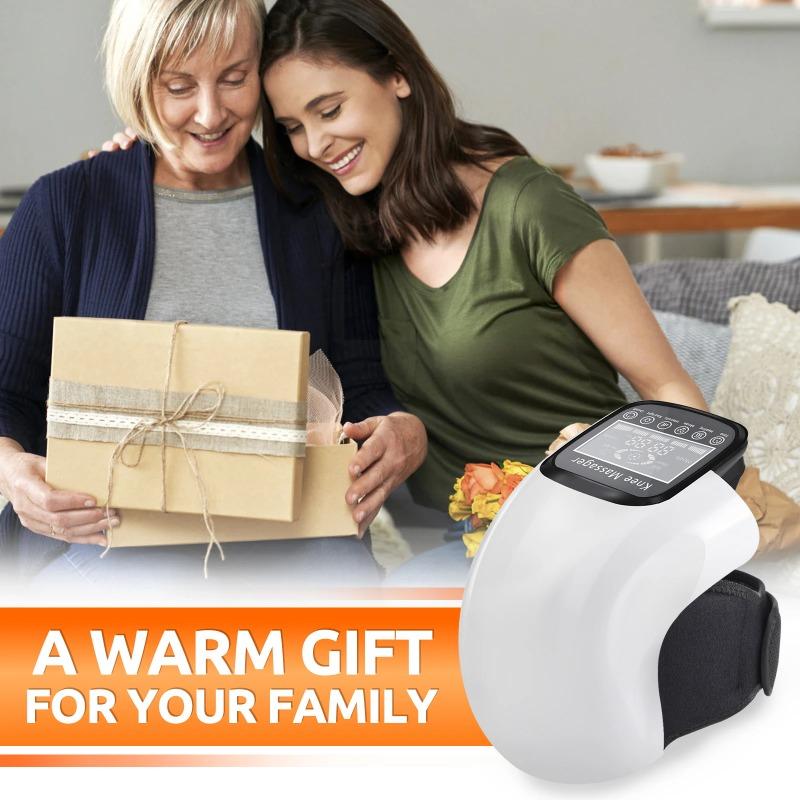 2026 New Gift Electric Knee Massager Infrared Heating Vibration Air Pressure Elbow Knee Massager Relief Swelling Stiff Joints Muscle Relax