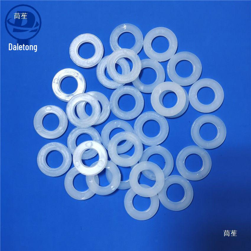 High-Temperature Resistant Nylon and Rubber Washer Set - M4/M8, Insulated, Thickened Sealing Rings for Screws