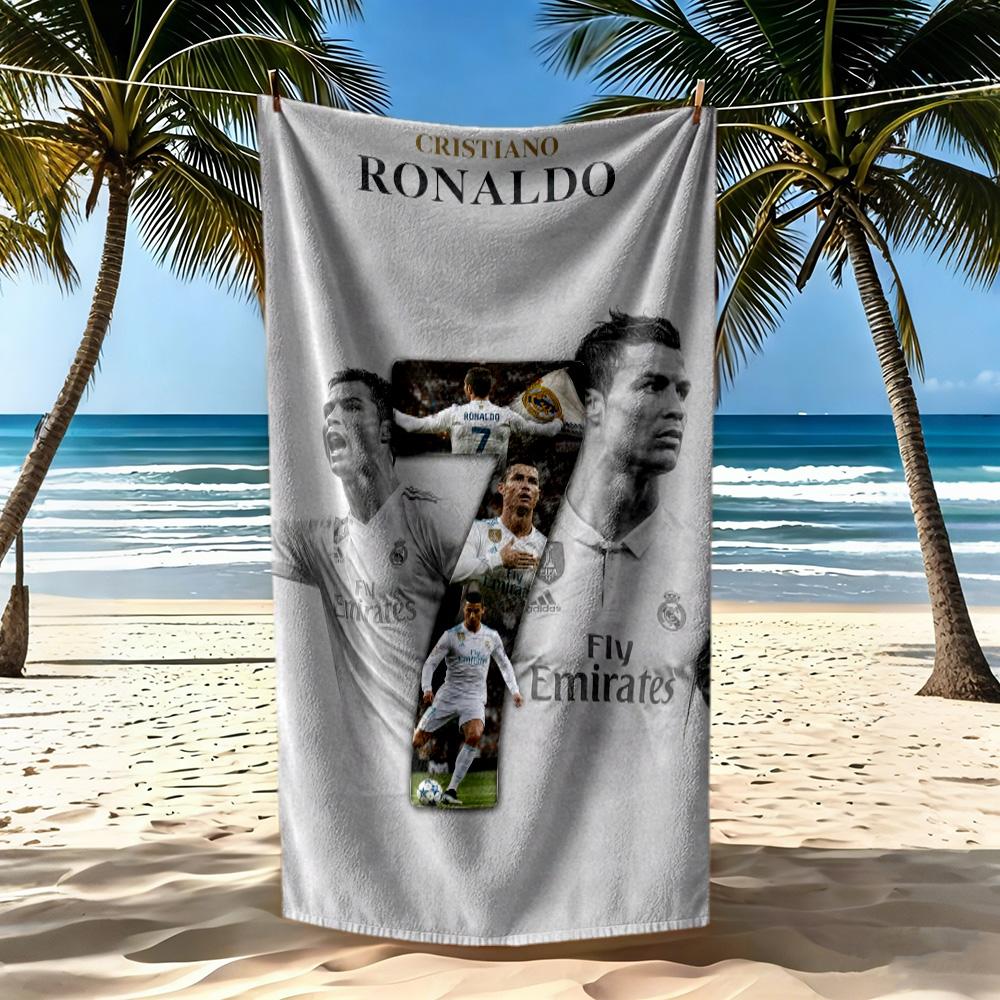 Cristiano Ronaldo Beach Towel Soft Durable Quickdry Comfortable Lightweight