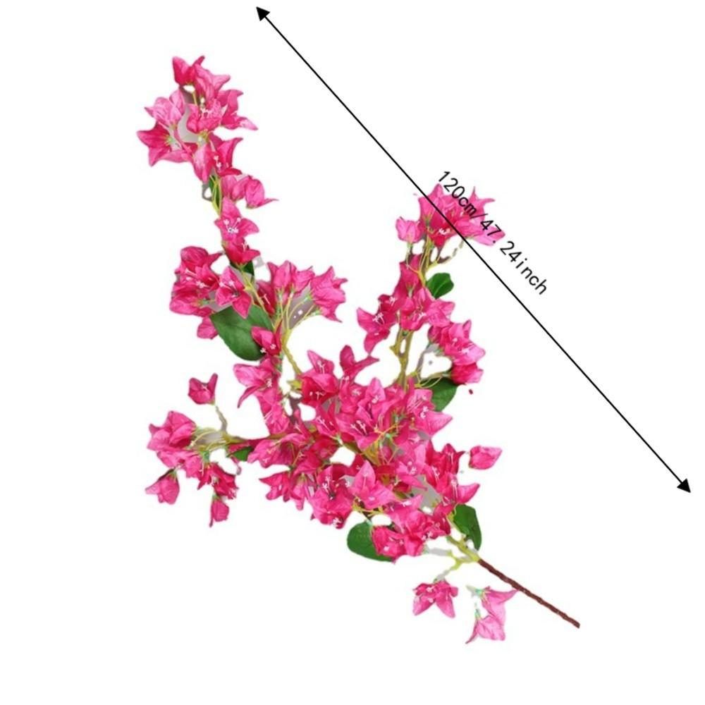 Bougainvillea 120 cm Hajlítható Művirág Szárak Hálószoba Beltéri Zöld Növényekhez Illeszkedő