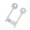 5Pcs Vault Zinc Alloy Flagpole Safe Key Single-Bitt Key Blank House Key Blanks For  Special Old Doors Key Emb
