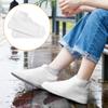 5 Pairs Latex Overshoes Rain Shoe Sleeve Waterproof Rainproof Latex Shoe Covers with Anti Slip Tread For Hiking Cycling