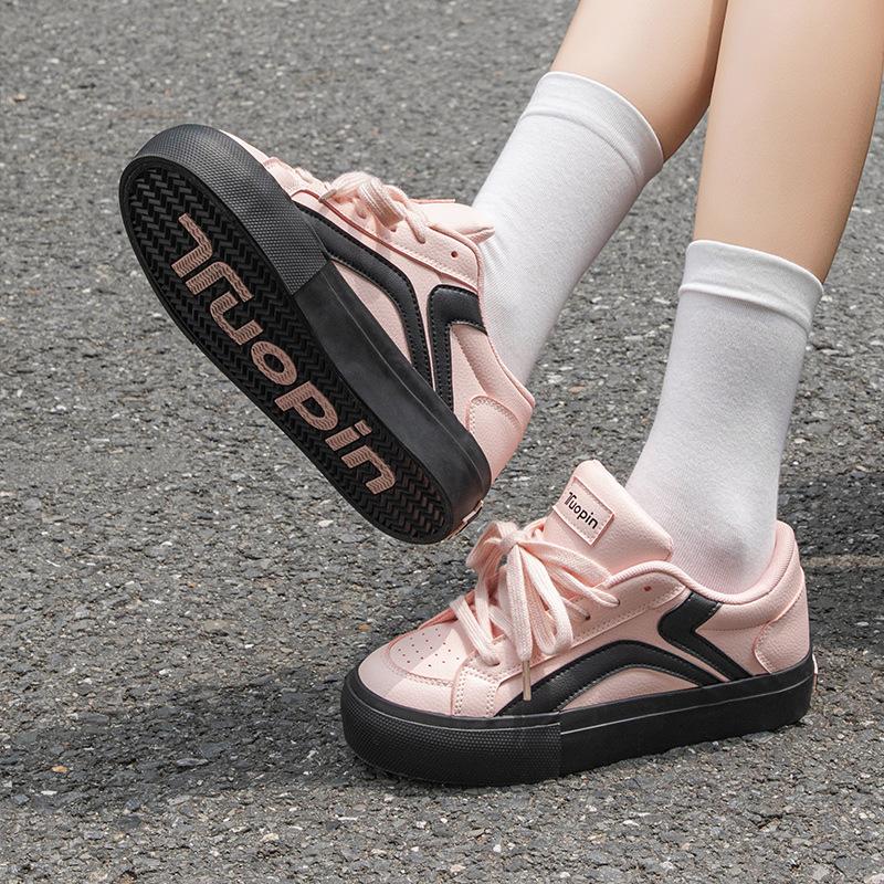 Yellow board shoes women's 2025 spring and autumn new original casual women's shoes versatile dopamine platform bread shoes