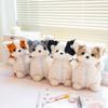 30cm Kawaii Plush Corgi Pencil Case Makeup Bag Lovely Dog Tissue Box for Car Home Decor Soft Pillow Dolls