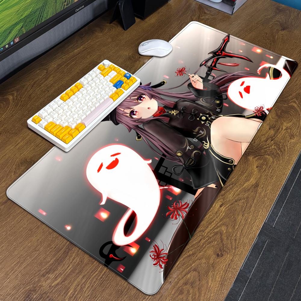 Genshin Impact Hu Tao Mouse Pad XXL Computer Accessories Large Keyboard Laptop Table Pad The New Product Gamer Gaming
