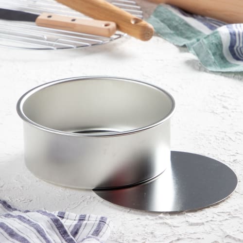 Endo Shoji Commercial Decorative Tin Can with Bottom, 21cm, 0.32mm Tin Plate, Made in Japan, WDK05021