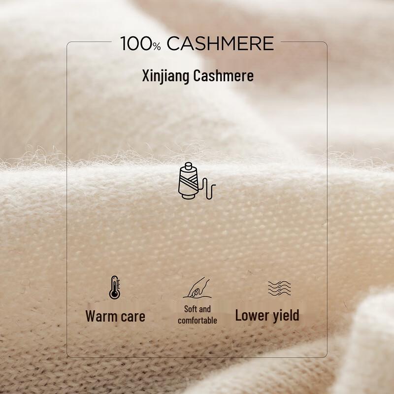 Maglione Argyle Girocollo da Donna Komongboka 100% Cashmere