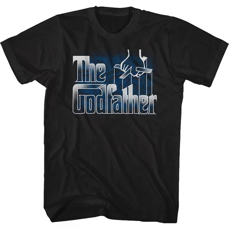 The 2025 summer fashion godfather Corleone printed short-sleeved loose trendy T-shirt cotton streetwear for men and women