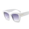 Unisex Large Frame T-Decoration Sunglasses 5634 - Slimming and Stylish European & American Design