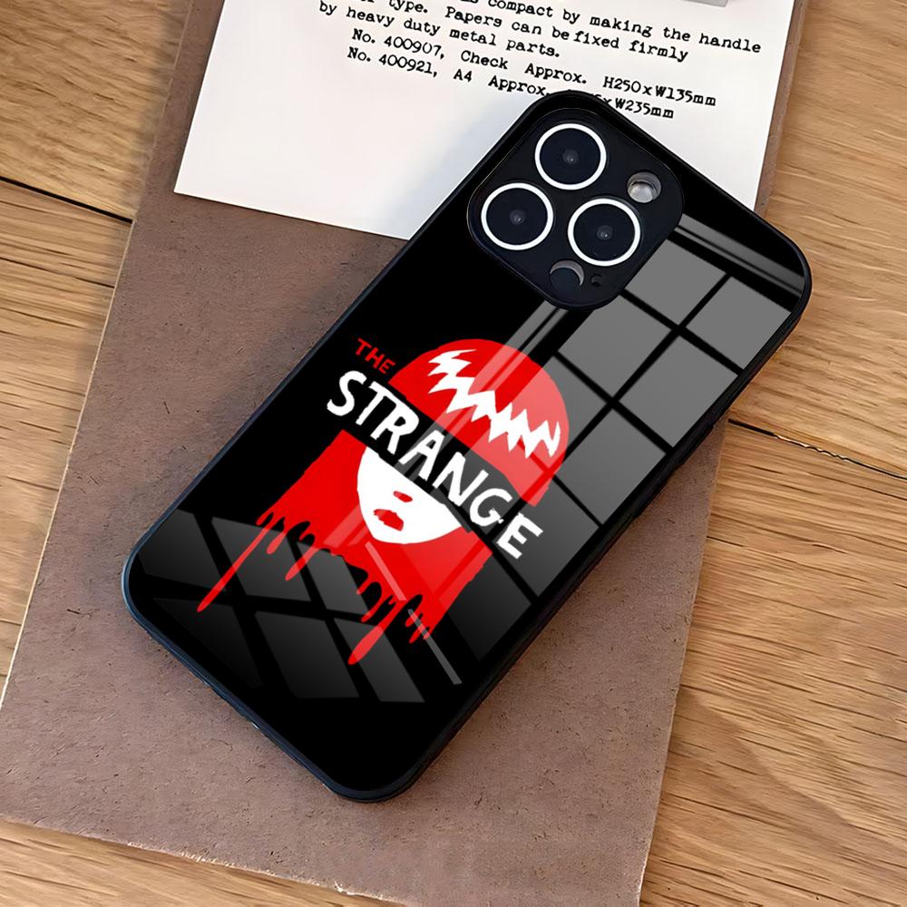Comic Book E-Emily The S-Strange Phone Case For IPhone 17 Air 16 E Pro Max 15 14 13 Mini 12 Pro 11 Max Plus Black Glass Cover