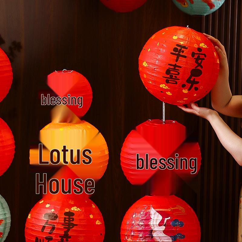 2025 Classic New Year Lantern Decoration for Shops & Malls