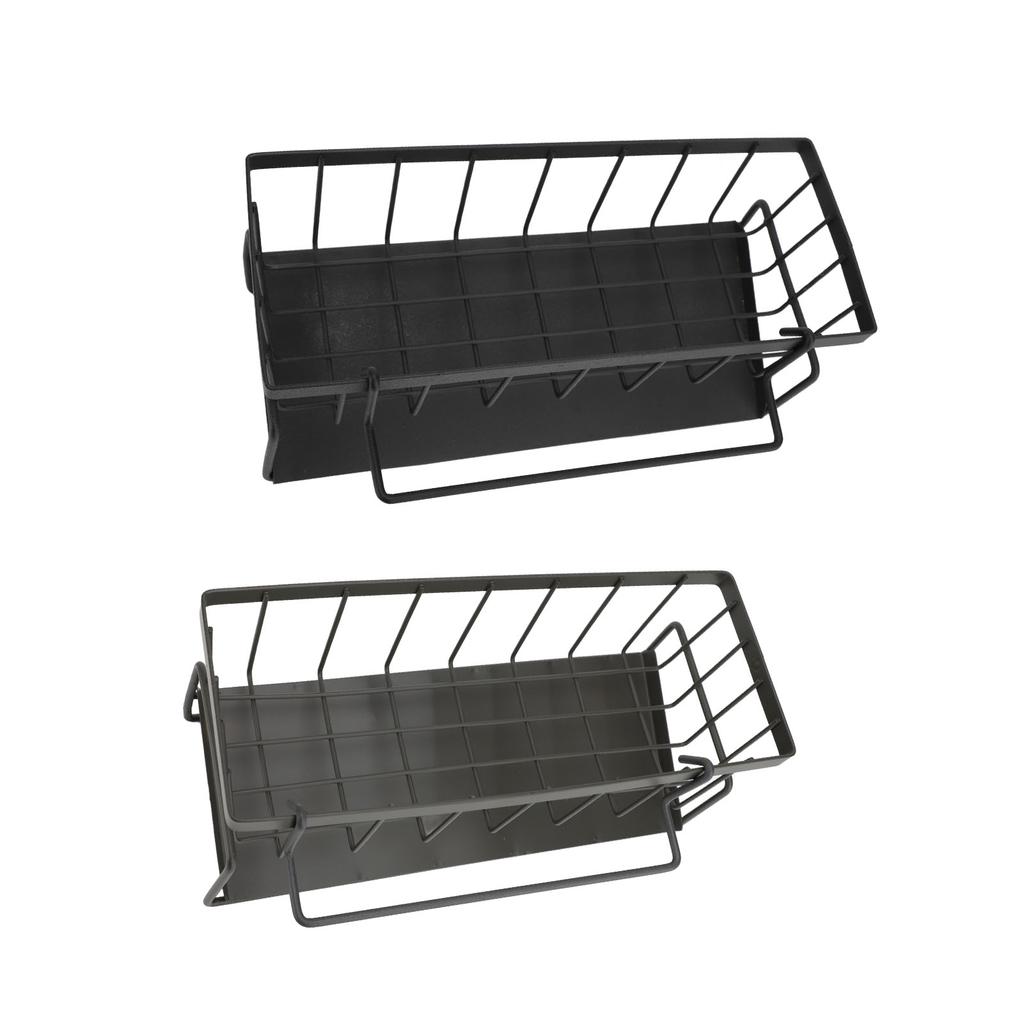 Kitchen Sink Sponge Holder Carbon Steel Multifunctional Soap Dispenser Kitchen Organizer