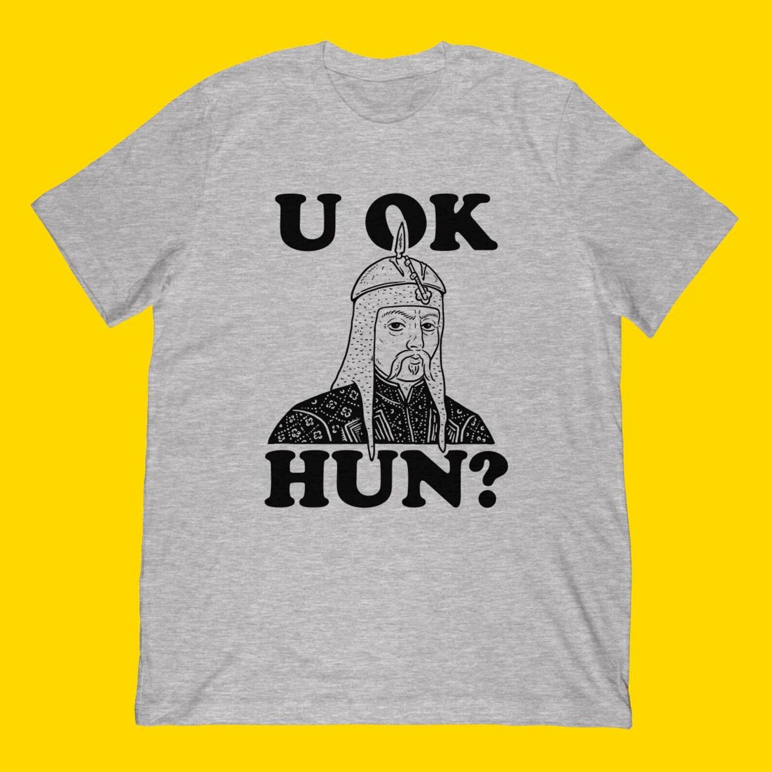 Attila The Hun T-Shirt | Funny History Pun Apparel 2XL