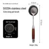 304 Stainless Steel Long Handle Pot & Grill Cleaning Brush - Gentle on Hands