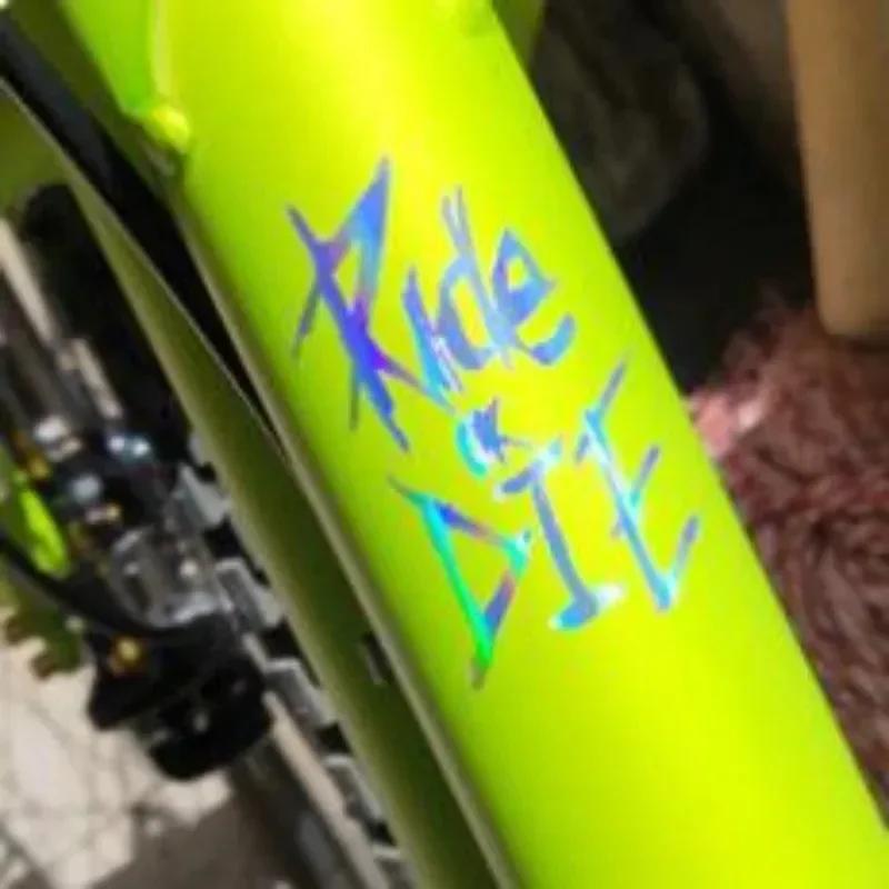 Adesivo Telaio Bici MTB Ride or Die Adesivo Tubo Orizzontale Decalcomanie Bicicletta Adesivi Decorativi Telaio Adesivi Bici Decalcomania Bici