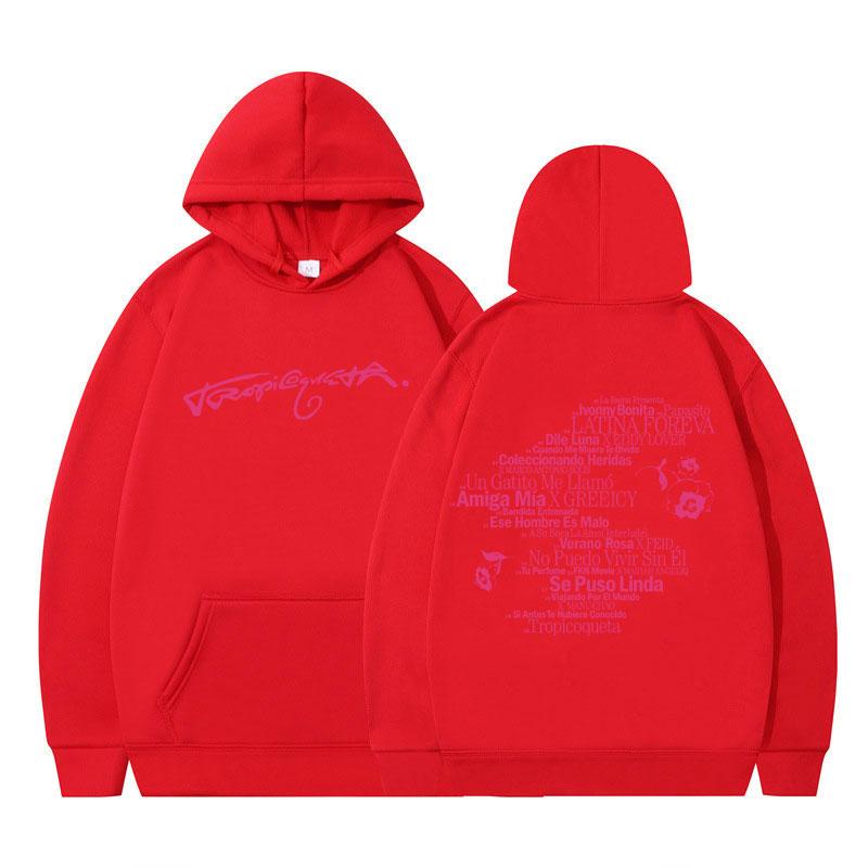 Singer Karol G Tropicoqueta 2025 Album Hoodie Women Fashion Sweatshirts Long Sleeves Casual Oversized Hoodies Streetwear