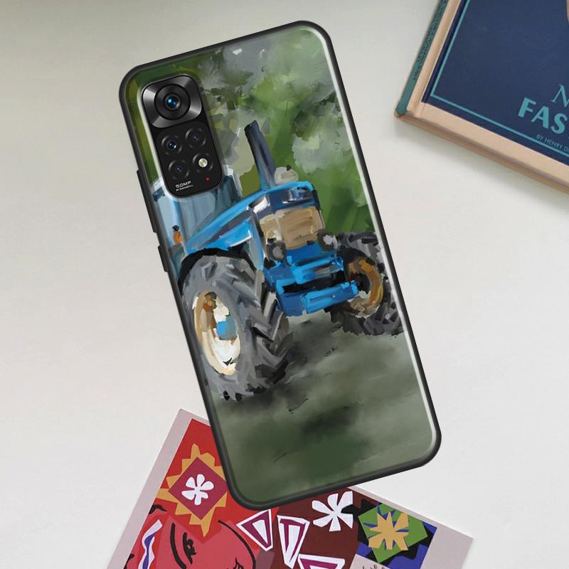 Farm Vehicle Tractor Case For Xiaomi Redmi Note 14 Pro 13 12 11 9 10 15 Pro Plus Redmi 15 C 14C 13C 10C 12C Cover