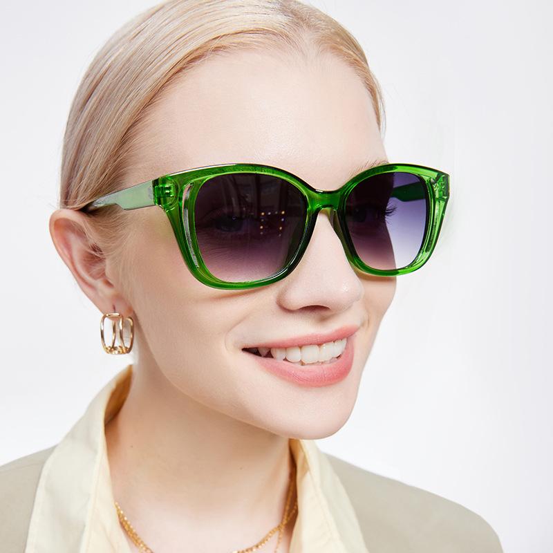 1PC Fashion Candy Color Sunglasses European American Style Trendy Street Photography Accessories