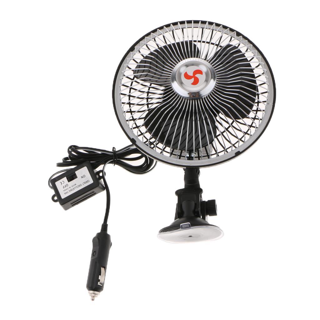 

6’’ 12V Car Vehicle Truck Windshield Electric Fan Cooling System Suction Cup