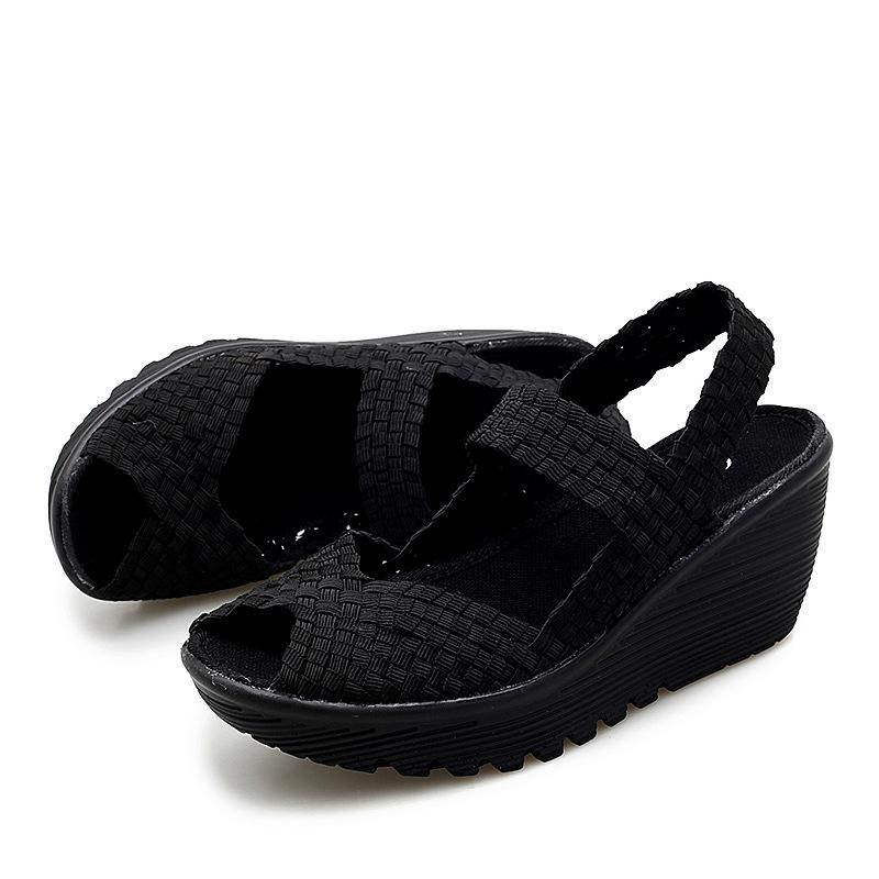 Women's Handwoven Slip-On Sneakers Breathable Summer Casual Shoes Woven Fabric Upper EVA Sole Low-Top White Ladies Comfortable Sneakers