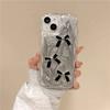 Cream Wind Glitter Mobile Phone Case For Iphone17Pro Rhinestone Bow Apple 16 Anti-Drop Women'S 15