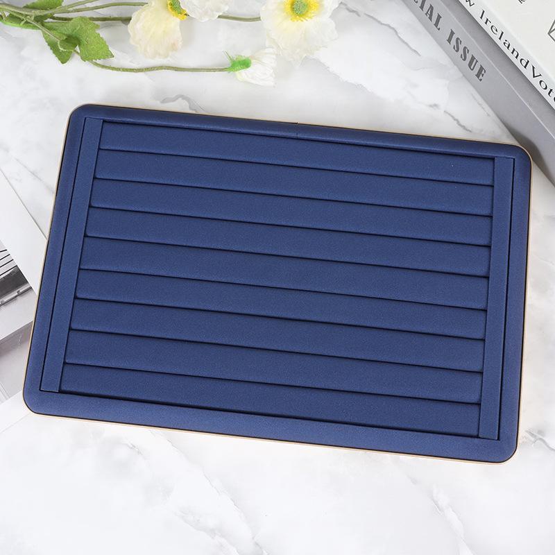 Microfiber Jewelry Display Tray Jewelry Storage Pallet for Necklace Bangle Ring Earring Bracelet Counter Storage Tray