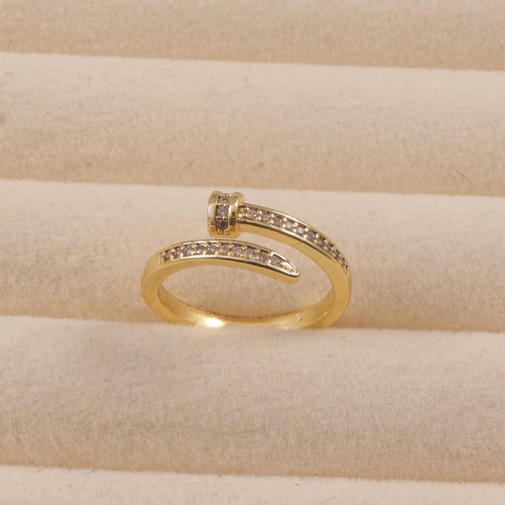 Алмазное кольцо Т-образной формы - Элегантный, универсальный дизайн для повседневного ношения