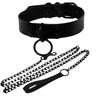 Gothic style leather sex collar SM binding props couple training instruments adult sex products