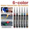 Stedi MA-10~MA-15 Front Valve Type Soft Tip Acrylic Paint Marker Water Based for Gunpla Mecha Figure DIY Hobby Painting Coloring
