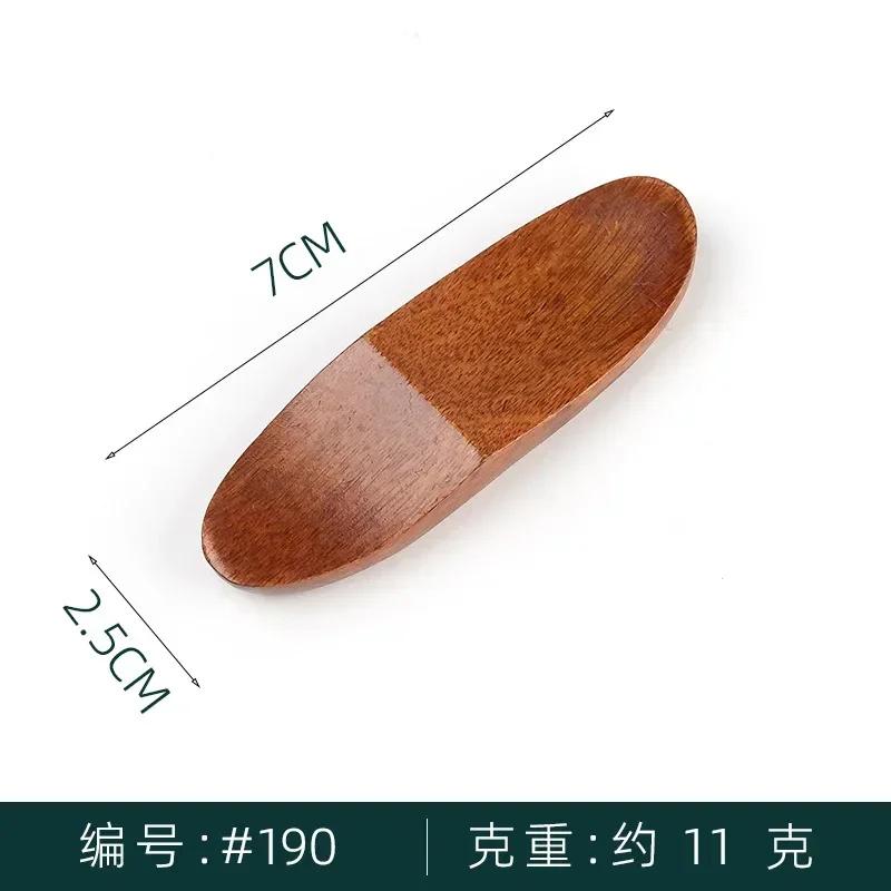 Wooden Chopsticks Rest Fish Leaf Shaped Spoon Fork Rack Japanese Sushi Chopsticks Holder Chinese Food Tableware Kitchen Supplies