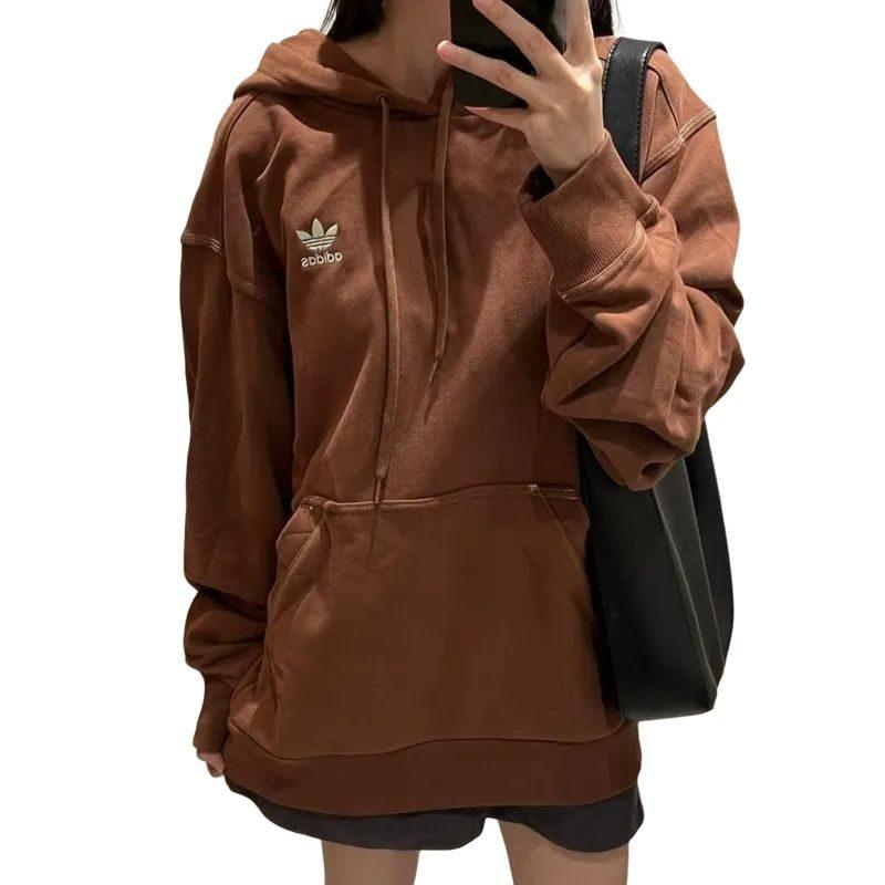 adidas Originals CITY SKATE City Skate Hoodie Sweatshirt Unisex Brown IY5379