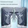 Winter Motorbike Handlebar Cover Thickened Windproof Warm Waterproof Cold (with Rain Shell) Electric Car Handle Cover