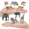 High Quality Pvc South African Animal Figurines Featuring Zebra Lion Rhino Buffalo Elephant