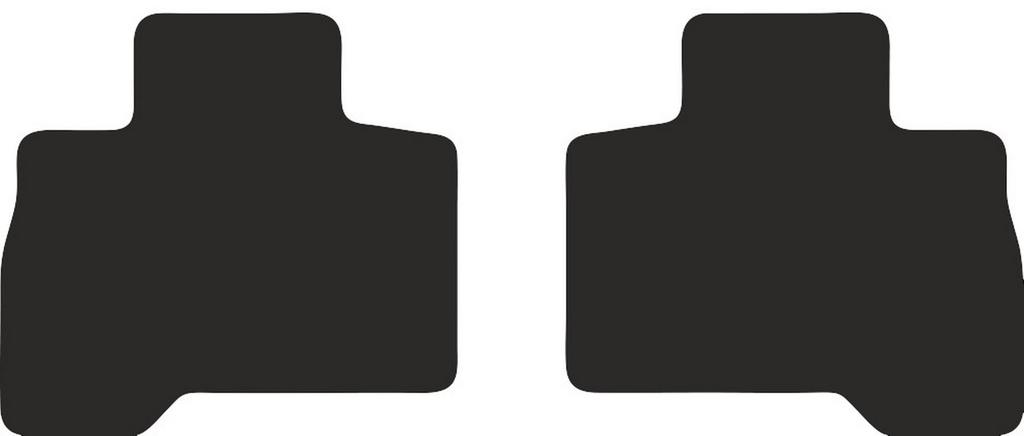 Rear Floor Mats For Fiat Fiorino Iii Kombivan 2007-2017