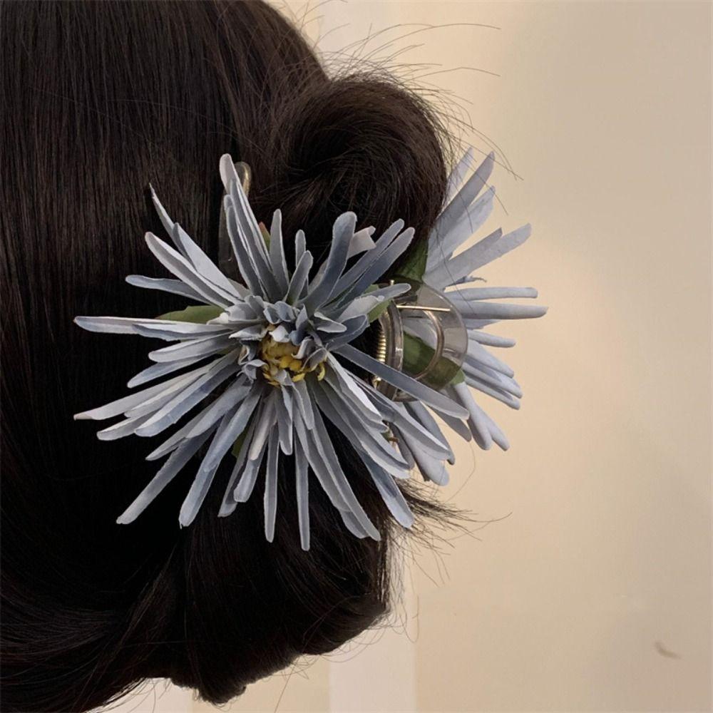 

Аксессуары для волос Имитация цветов Коготь для волос Хризантема Ханьфу Головной убор Костюм Головной убор розовый