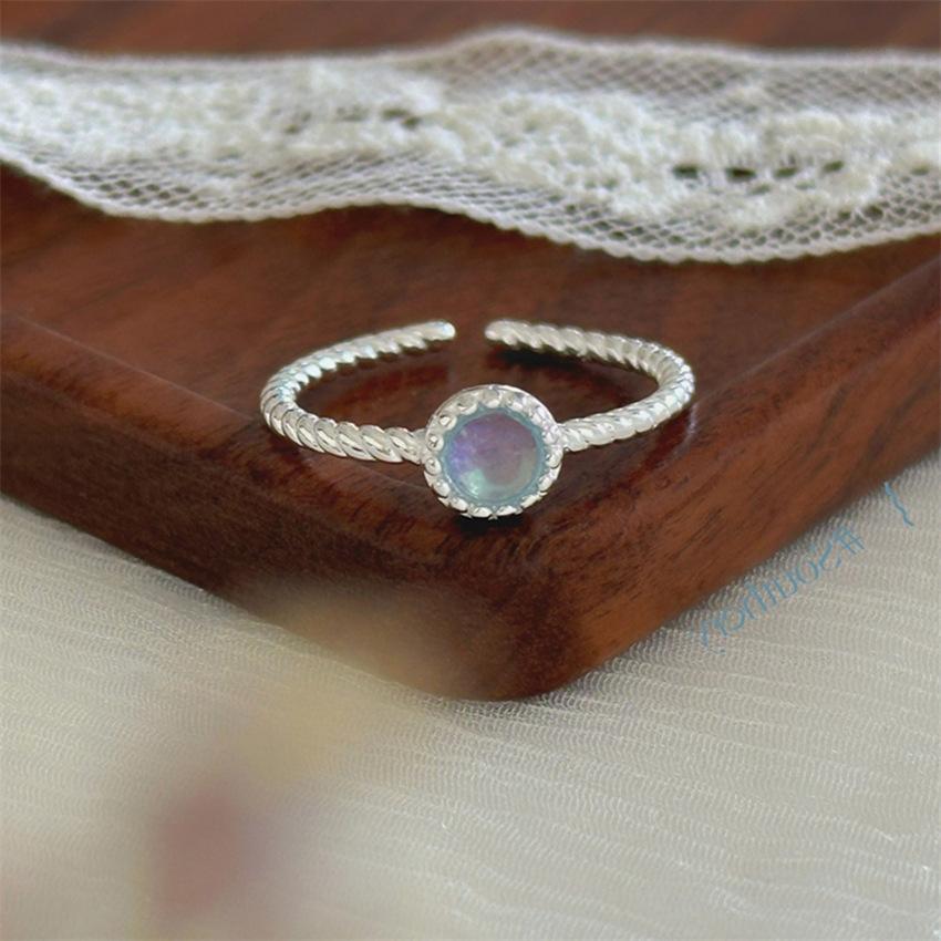 Over 120 Styles Korean style zircon diamond ring women's 925 sterling silver spring and summer niche light luxury high-end index finger ring open ring