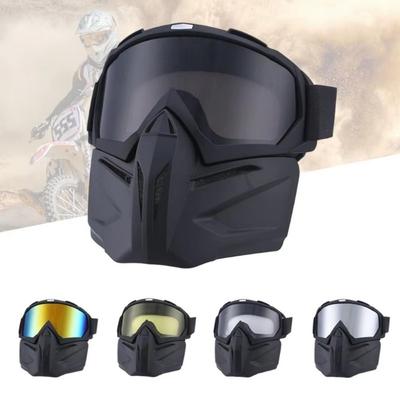 Åkmask Goggles Motocrossglasögon Ski Utomhussporter Vindtät Multifärgad Avtagbar Män Kvinnor Glasögon