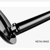 Men's Sunglasses Hip Hop Brigitte White Sunglasses Same Glasses Fashion Oval Sunglasses Gray Lenses Women's Sunglasses
