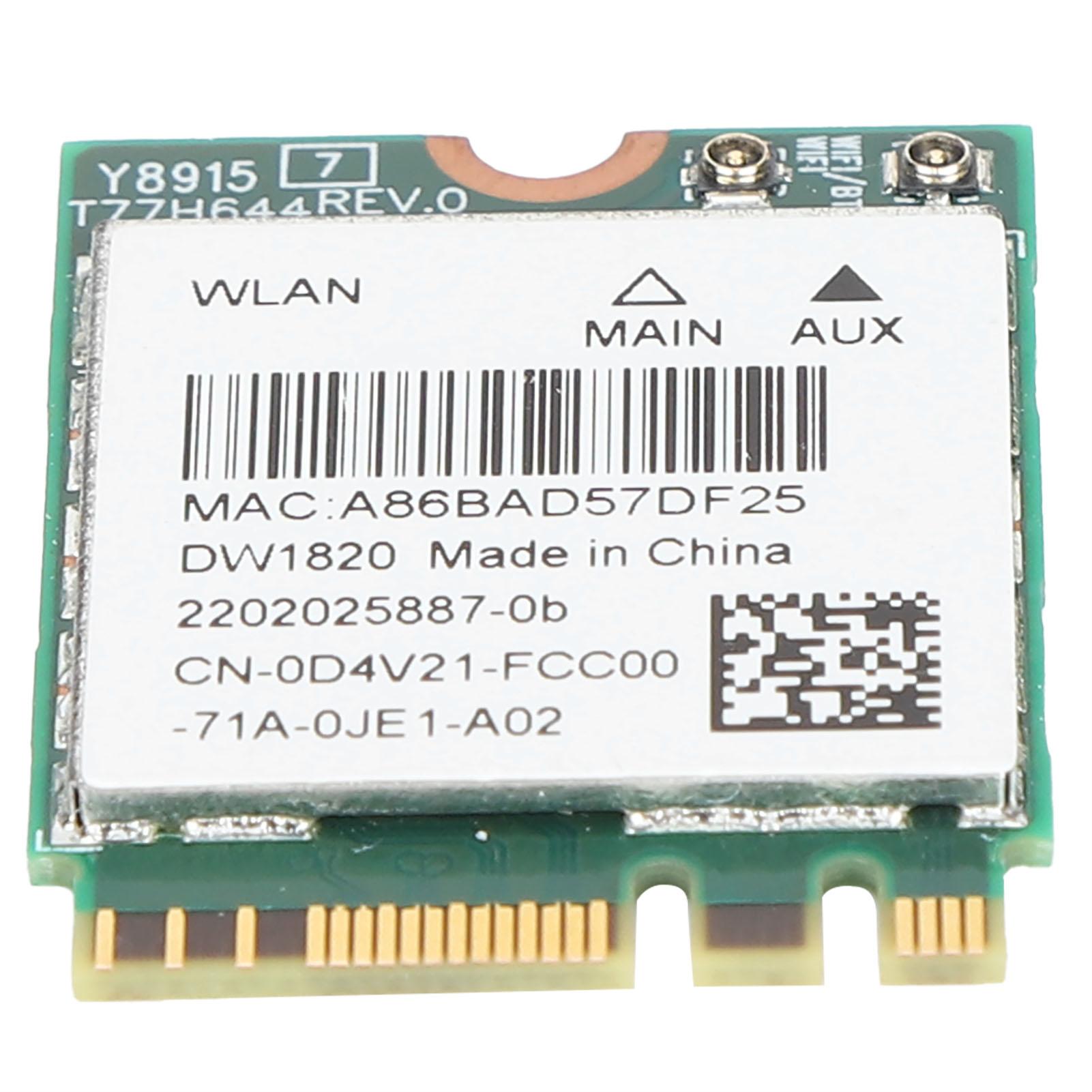 

Wireless Card Dual Band 2.4G5G 802.11ABGNAC DW1820 Network Computer Accessories for DELL Laptop