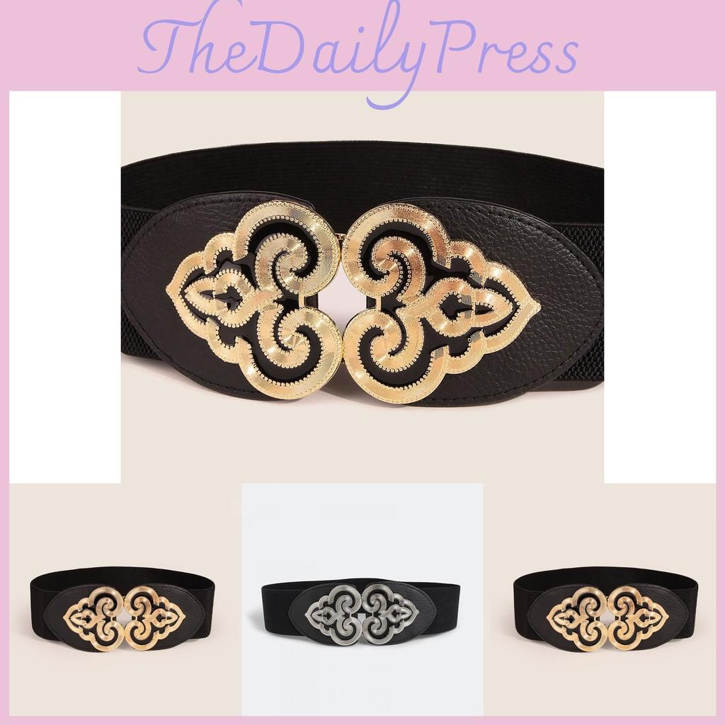 Contemporary Waist Womens Wrap With Engraved Design And Tension Adjustment For Casual And Formal Looks