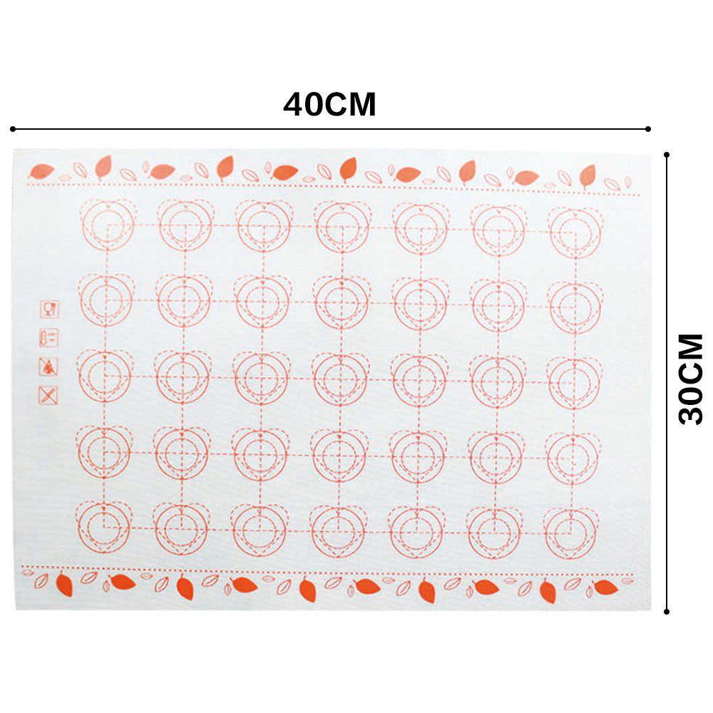 1Pc Non-Stick Silicone Mat Macaron Mats Pastry Oven Pasta Tool Fiberglass Cake Pad Baking Tools