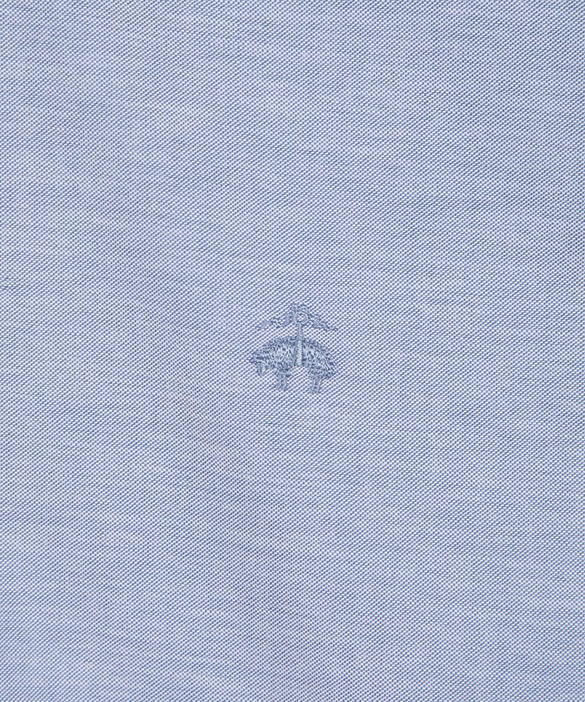 BROOKS BROTHERS Regular Fit Non-Iron Oxford Sports Shirt (Blue) (Bbthmm3773Mef)