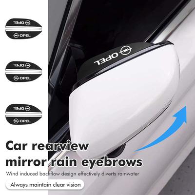 2pcs Car Rear View Mirror Sticker Rain-Proof Protective Cover For Corsa Astra H G J Insignia Vectra Zafira Meriva