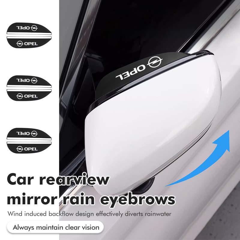 2pcs Car Rear View Mirror Sticker Rain-Proof Protective Cover For Opel Corsa Astra H G J Insignia Vectra Zafira Meriva MH8