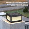 Nufeng Solar Outdoor Pillar Wall Lamp