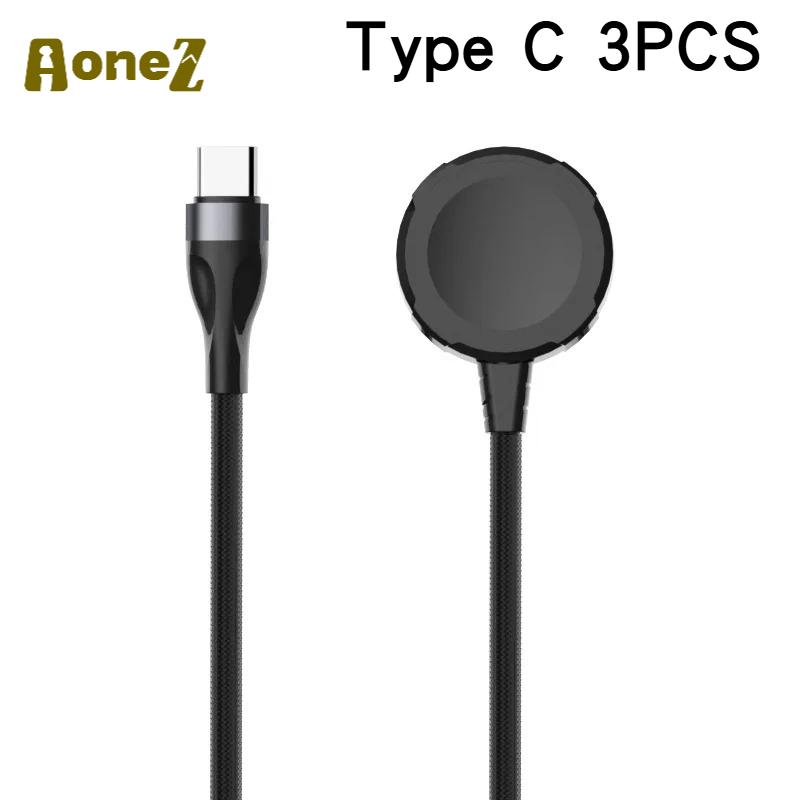 1.2M USBType C Magnetic Wireless Charger for iWatch 8/7/6/5/SE USB C Wireless Fast Charging Station for Apple Watch Series Ultra