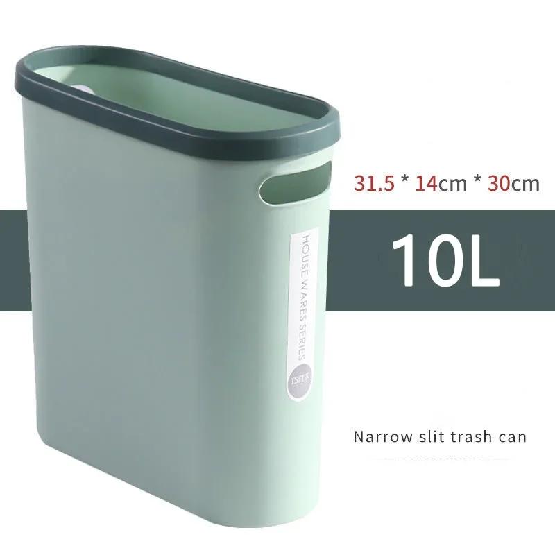 Скандинавский деревянный мусорный бак с прострочкой для дома гостиной спальни кухни туалета щели очень узкие креативные корзина для бумаги ореховое дерево 3980₽