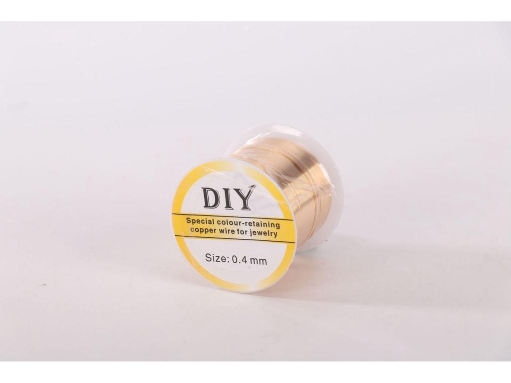 14k Color-Preserving Gold-Copper Wire: DIY Soft Wire for Wrapping, Weaving, and Beading