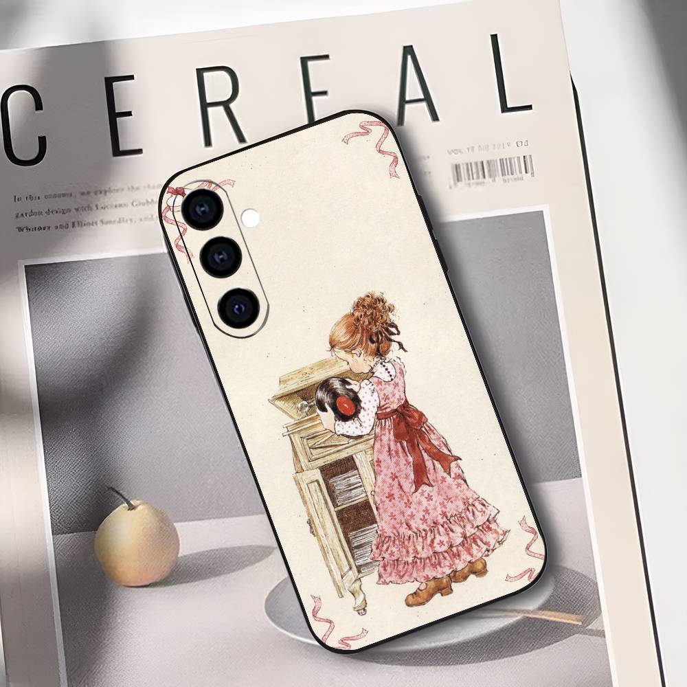 S-Sarah K-Kay Girl Phone Case For Samsung Galaxy A73,A72,A71,A70,A53,A52,A51,Soft Silicone Black Cover