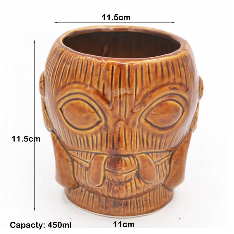 Tiki Mug Tiki Tumblers Ceramic Hawaiian Party Mugs Glasses